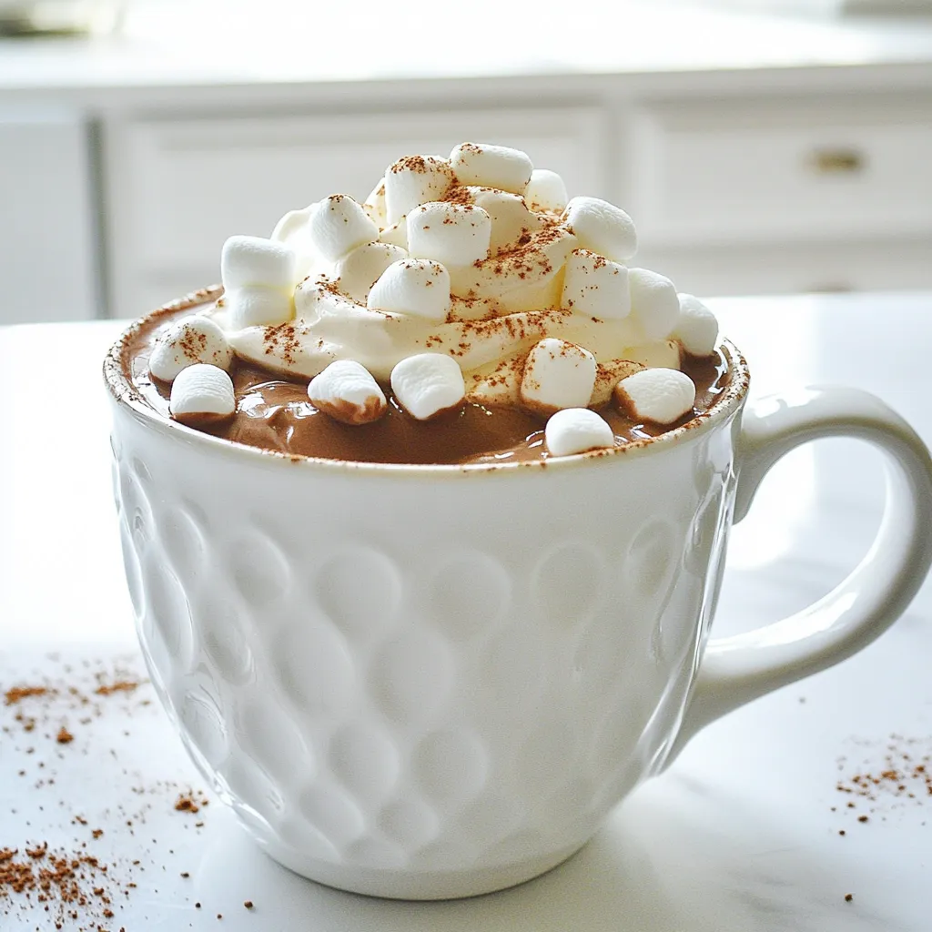 Slow Cooker Hot Chocolate Creamy and Rich Delight