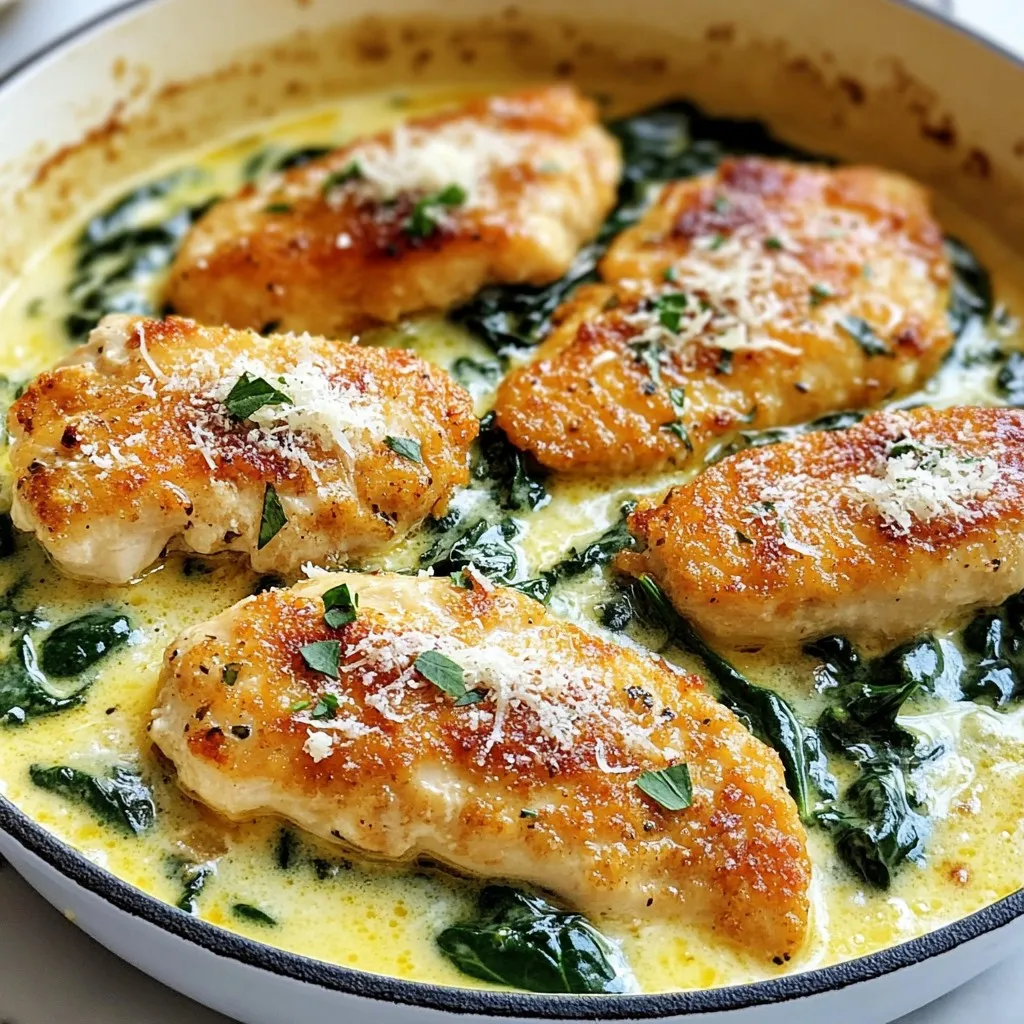 Creamy Chicken &#038; Spinach Skillet Flavor Boost Meal