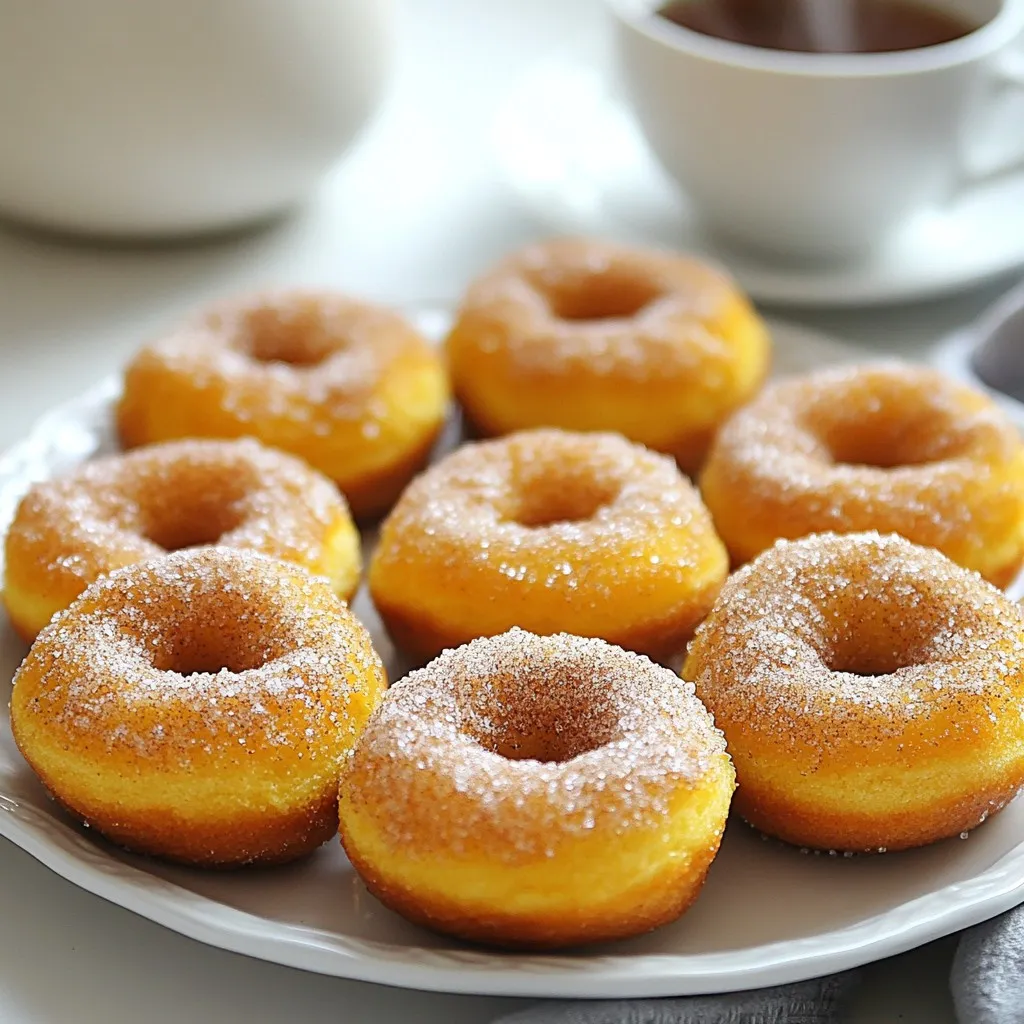 Cinnamon Sugar Pumpkin Donuts Irresistible Treat