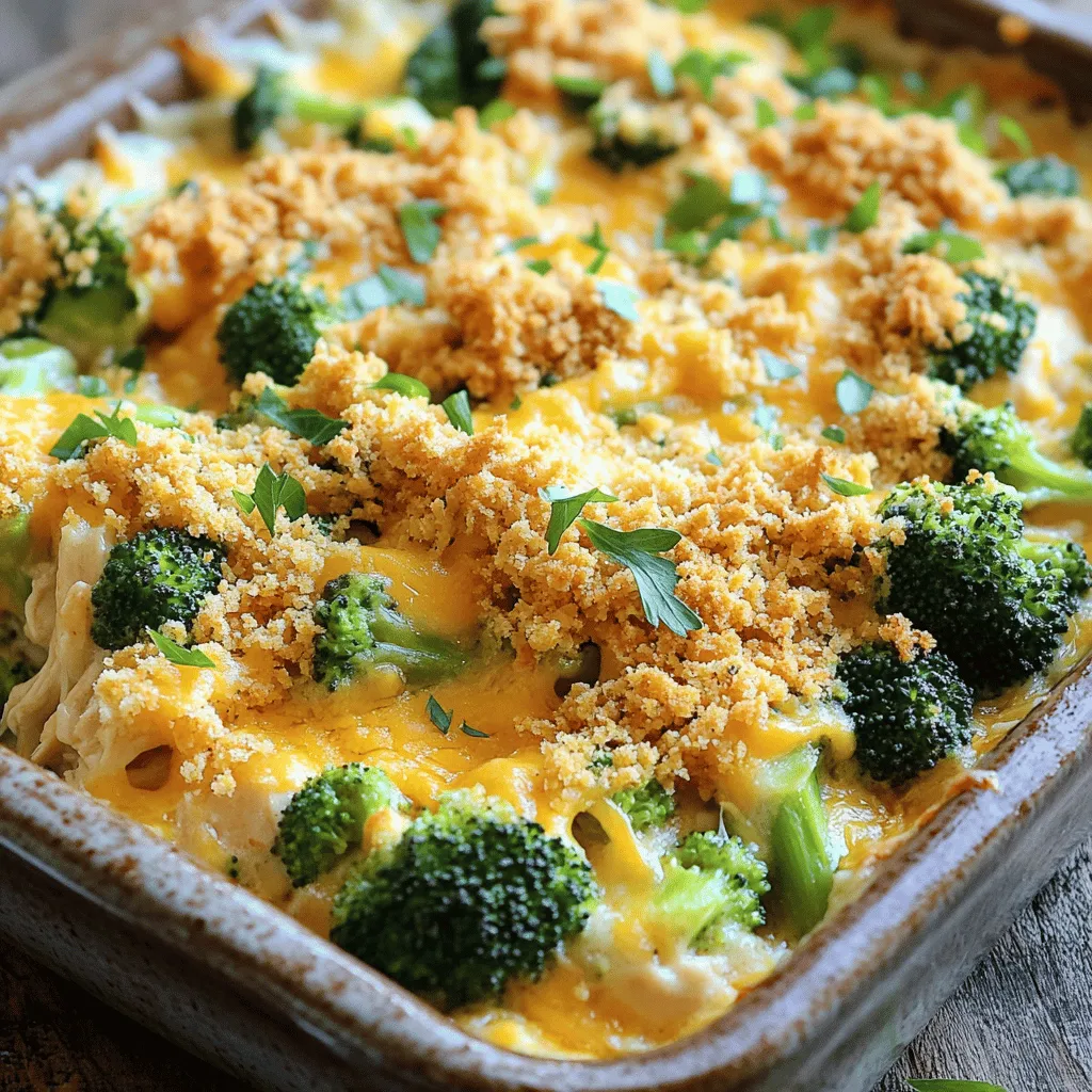 Cheesy Chicken Broccoli Casserole Comfort Food Delight