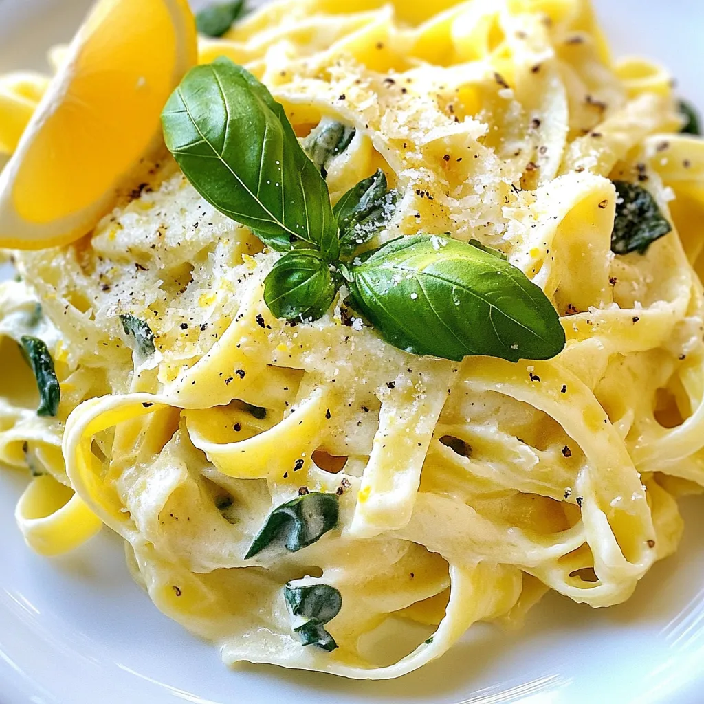 Creamy Lemon Herb Pasta Delightful and Simple Recipe