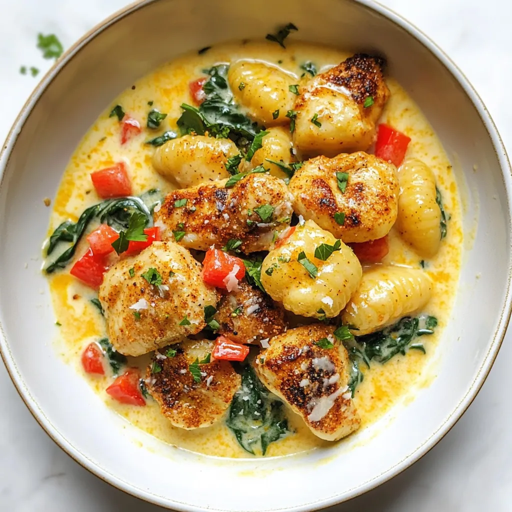 Creamy Cajun Chicken Gnocchi Deliciously Simple Recipe