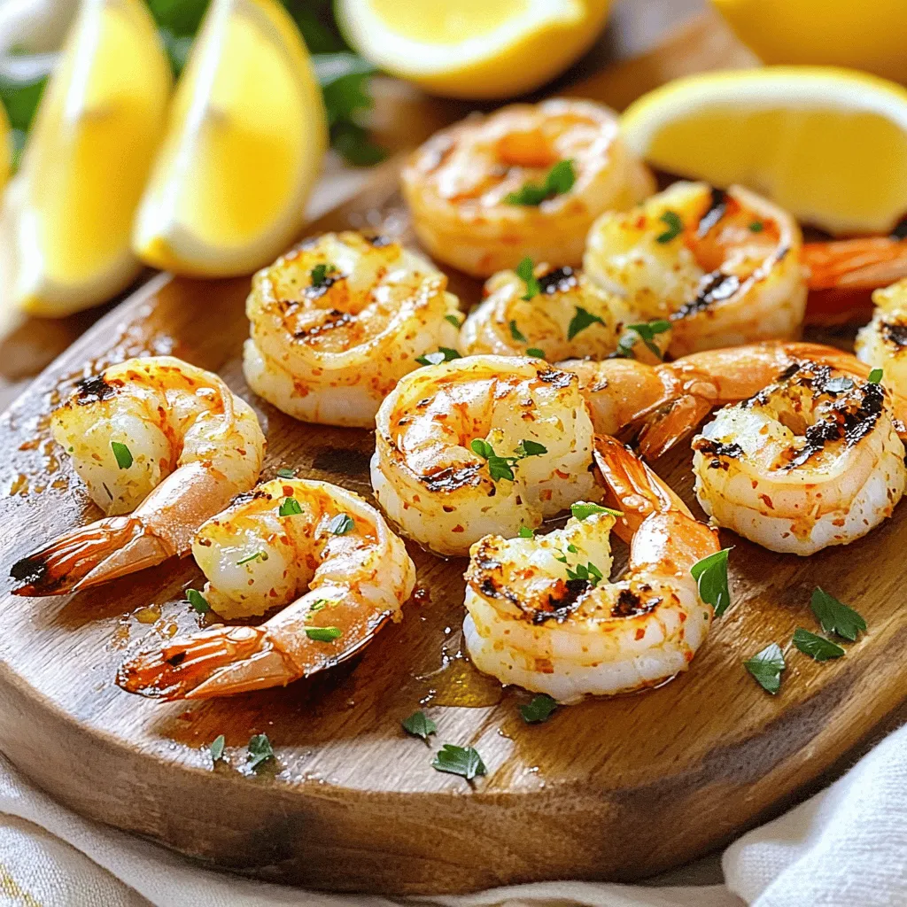 Lemon Garlic Grilled Shrimp Savory and Quick Meal