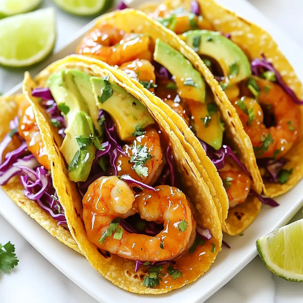 Savory Sweet Chili Shrimp Tacos Fresh and Easy Meal