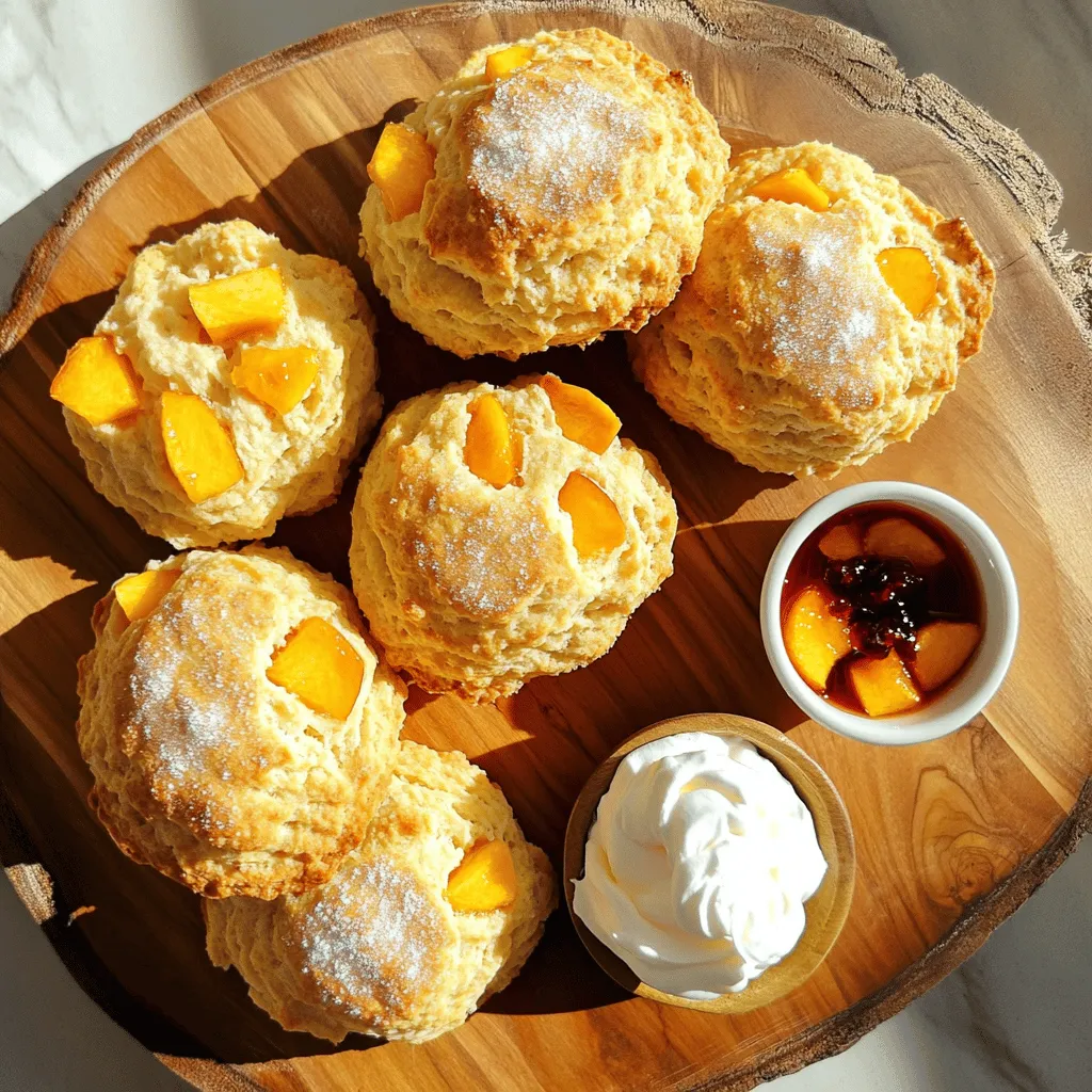 Easy Peach Scones Flaky Delight for Every Occasion