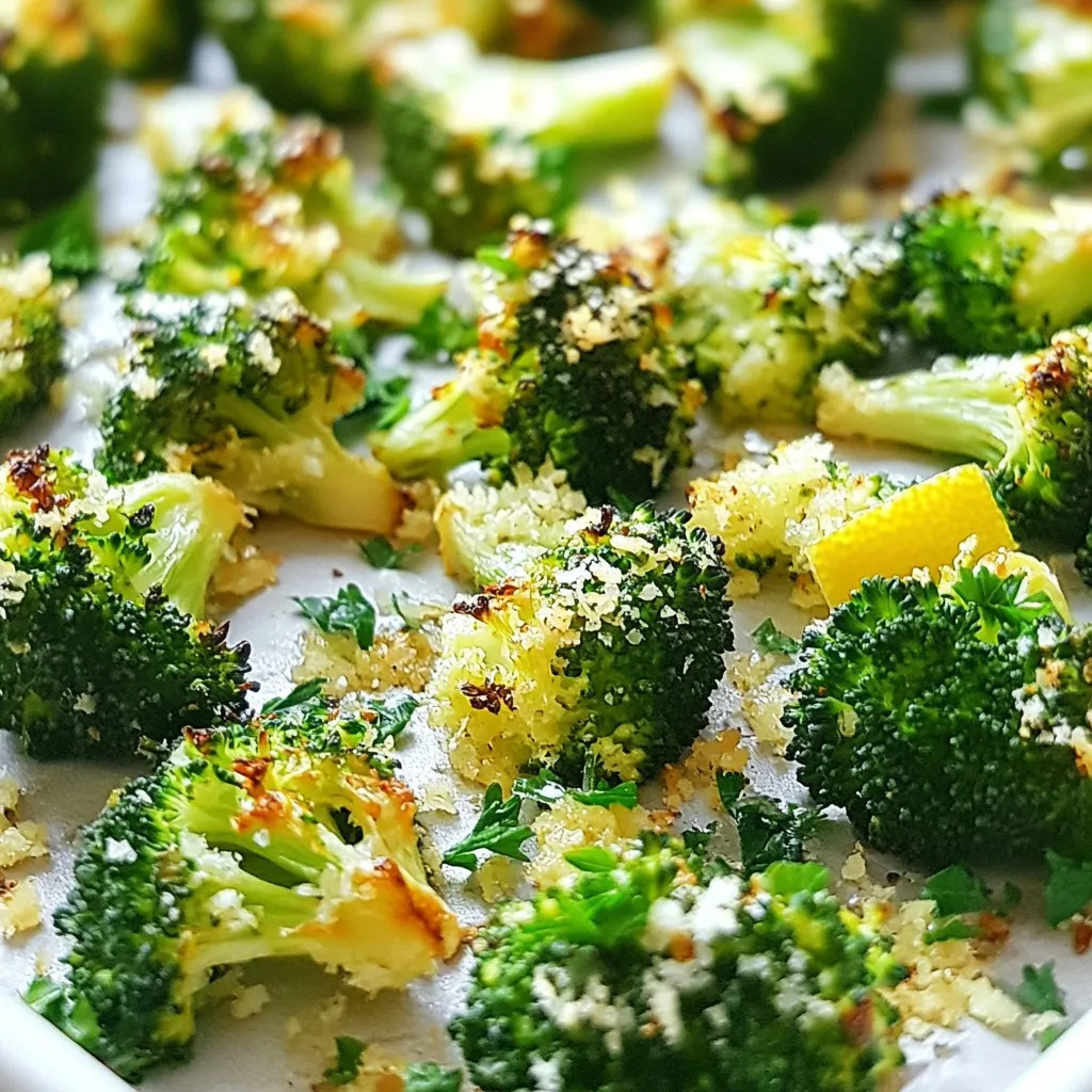 Lemon Garlic Roasted Broccoli Flavorful Side Dish