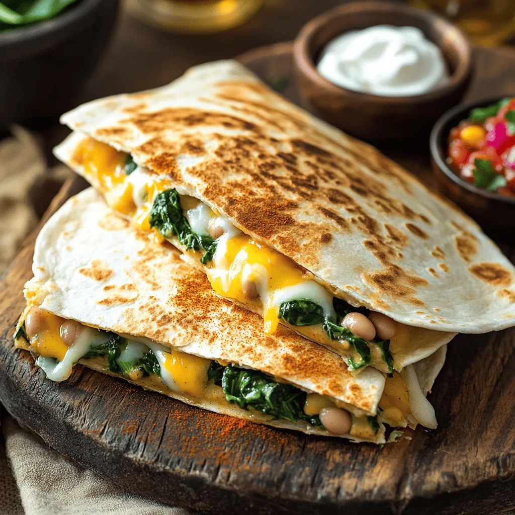 White Bean Spinach Quesadillas Flavorful and Healthy Meal
