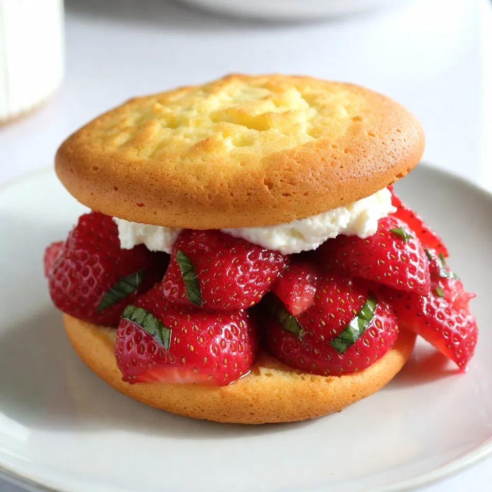 Strawberry Basil Shortcake Delightful Summer Dessert