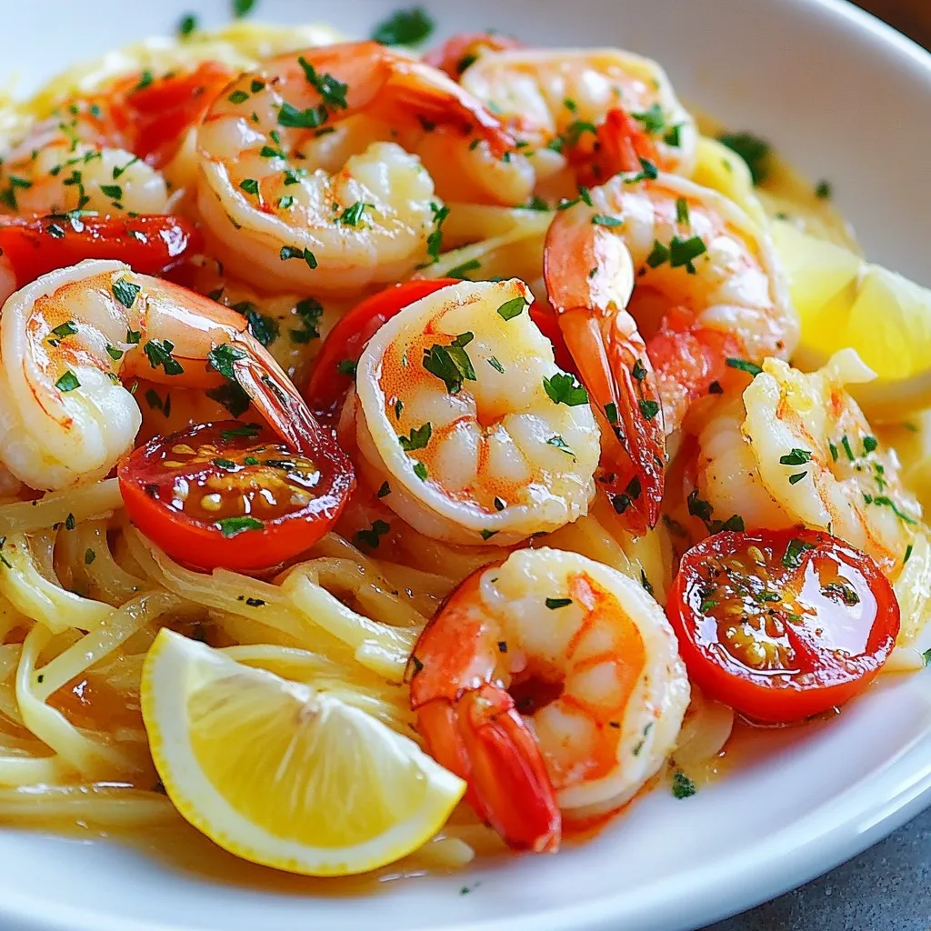 Lemon Garlic Shrimp Scampi Fresh and Flavorful Dish