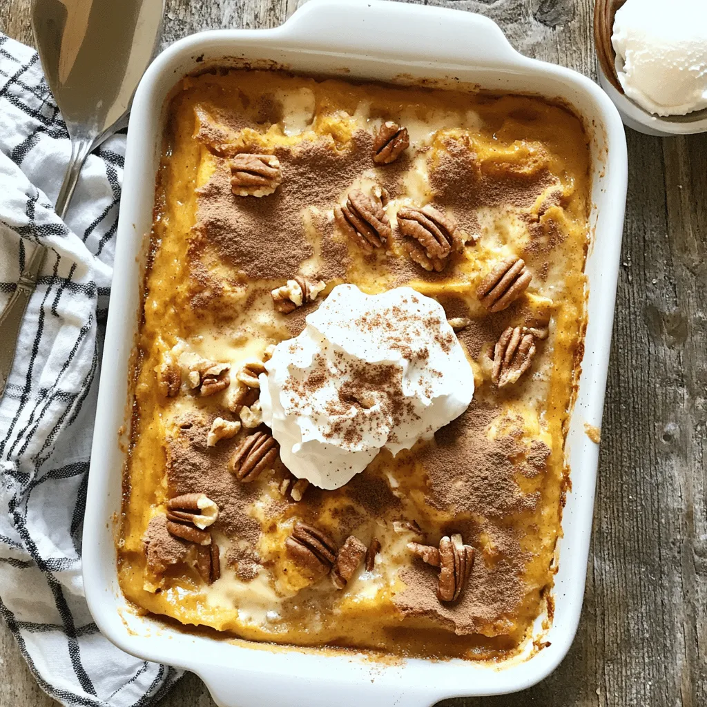 Pumpkin Pie Dump Cake Simple and Delicious Dessert