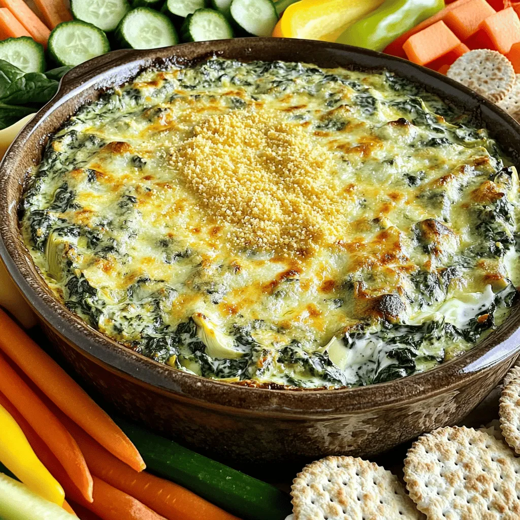Healthy Spinach Artichoke Dip Flavorsome and Easy Recipe