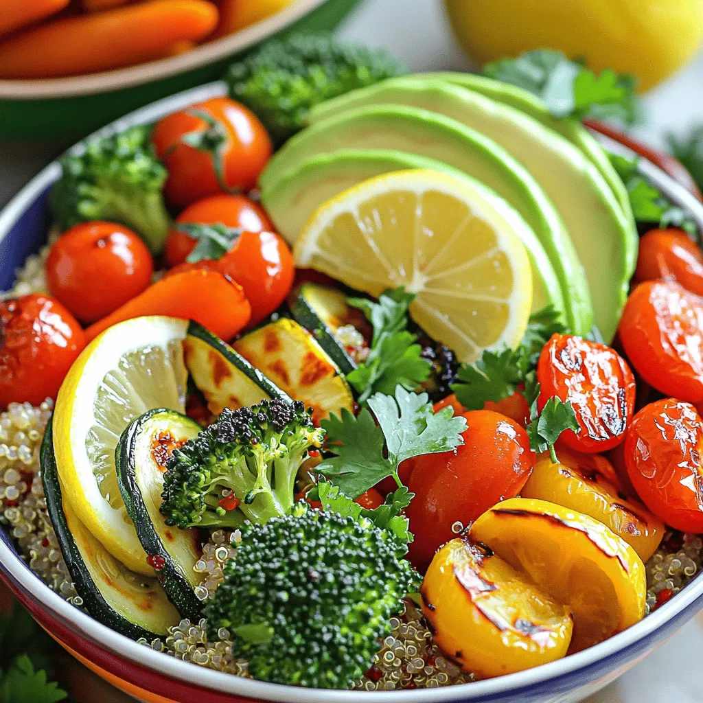 108. Roasted Vegetable Quinoa Bowl Flavorful and Simple