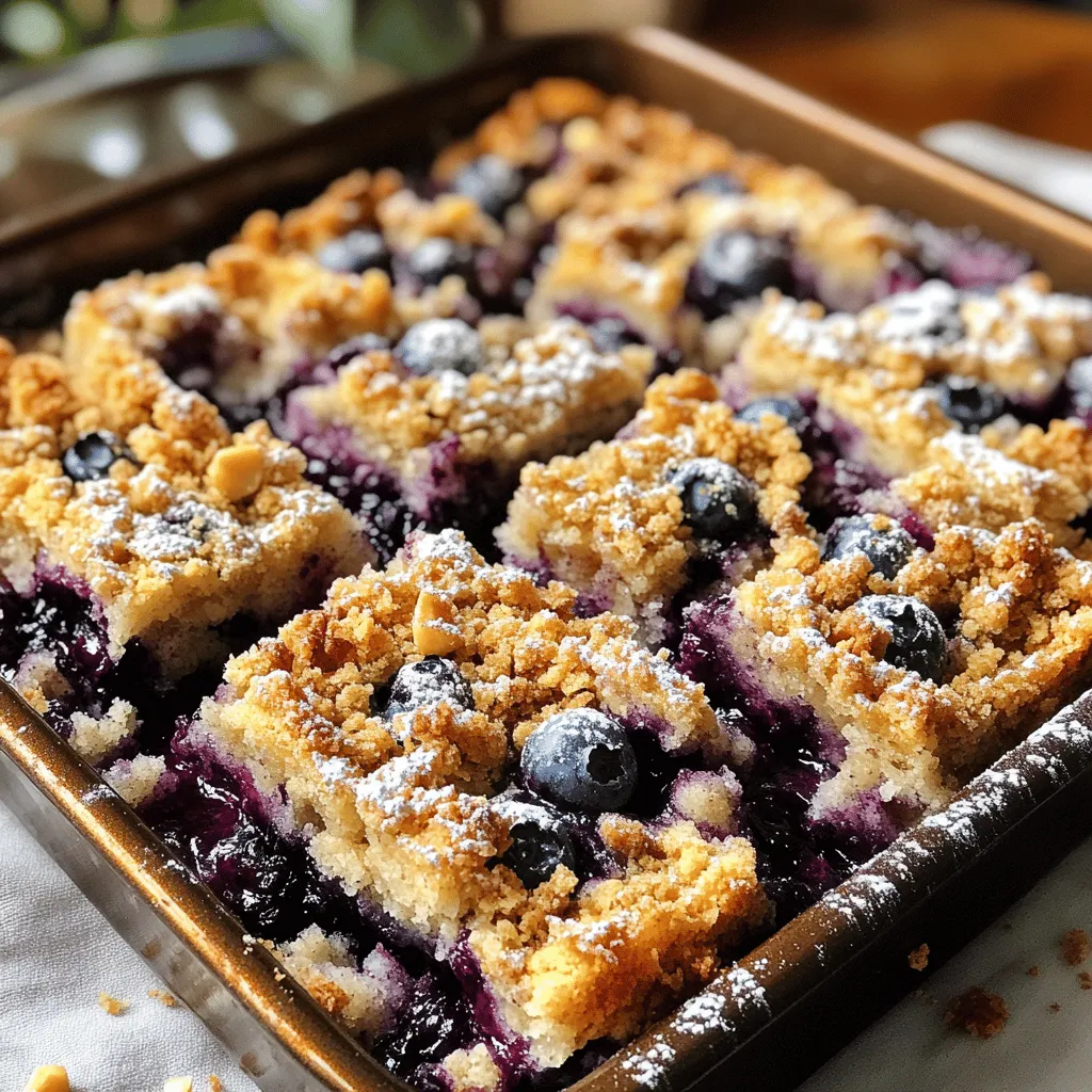 Blueberry Crumble Bars Easy and Delicious Recipe