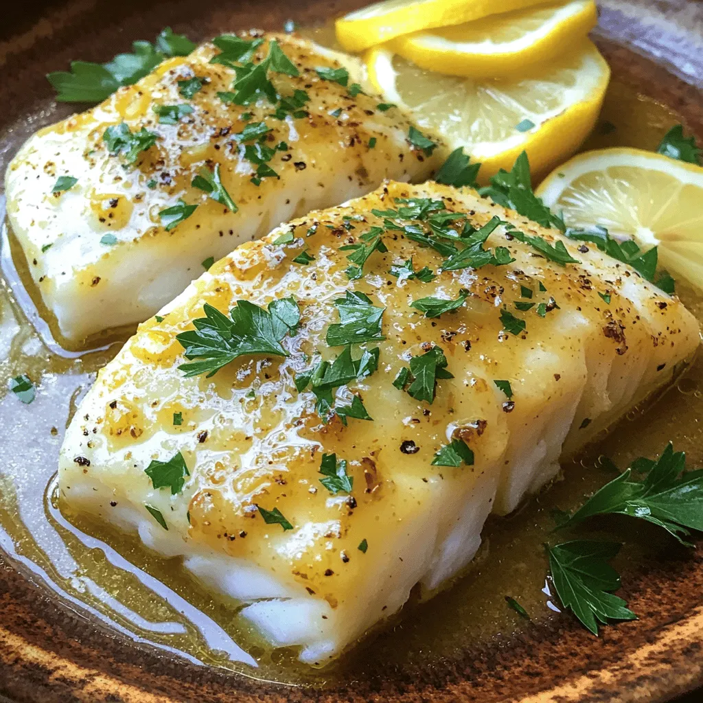 Garlic Butter Lemon Cod Simple and Flavorful Dish
