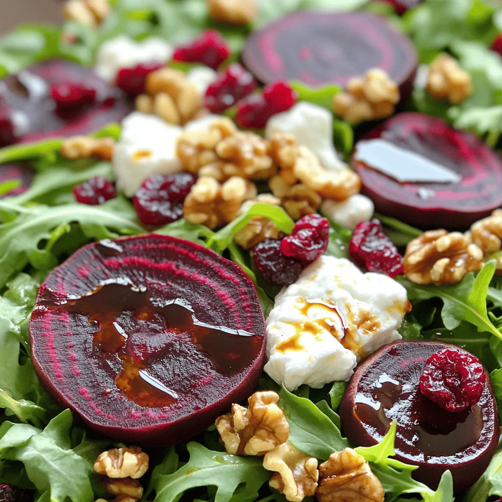 Roasted Beet and Goat Cheese Salad Flavorful Delight