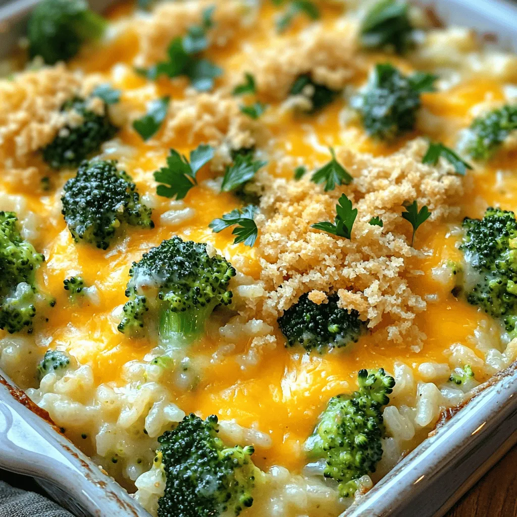Cheesy Broccoli Rice Casserole Simple and Tasty Meal