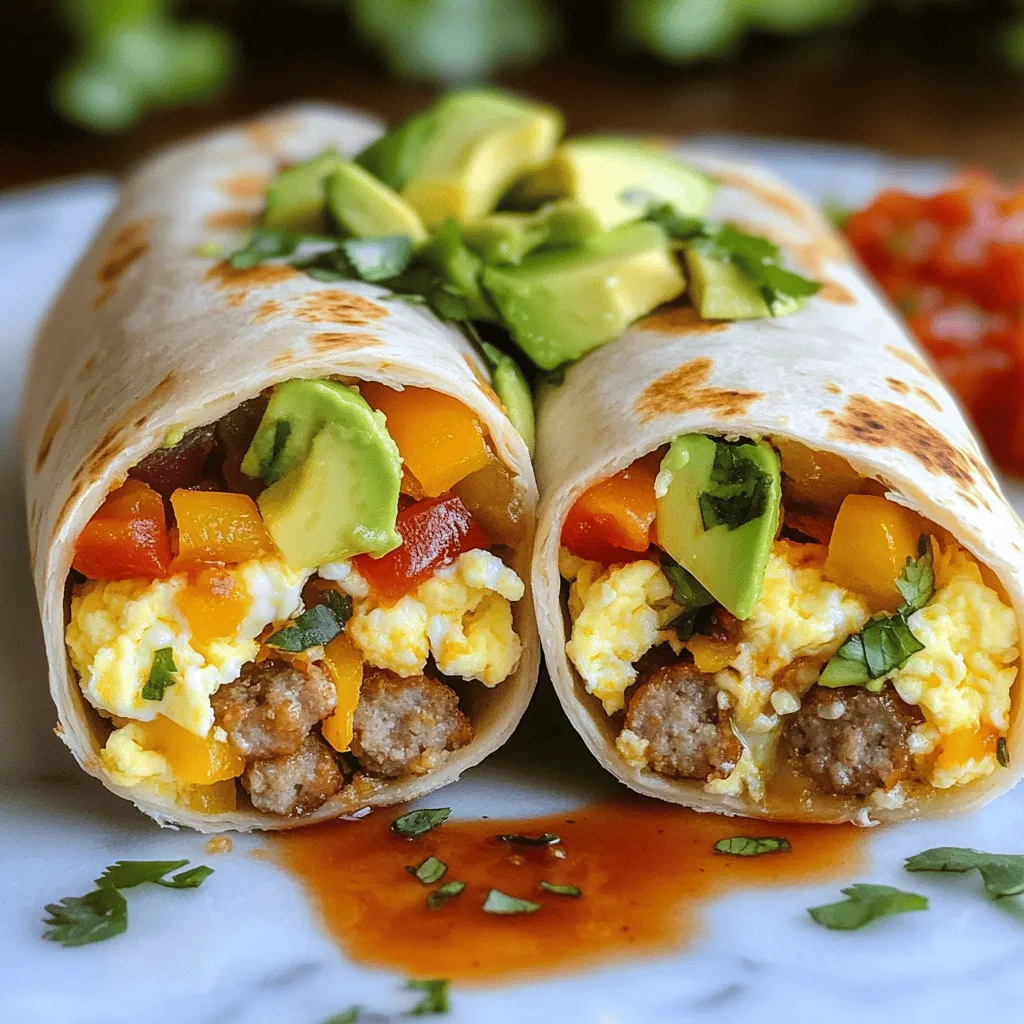 Savory Breakfast Burritos Flavorful Morning Delight