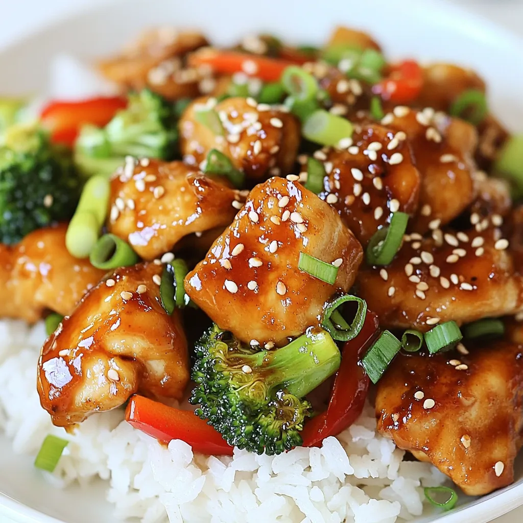Sweet Thai Chili Chicken Flavorful Stir-Fry Delight