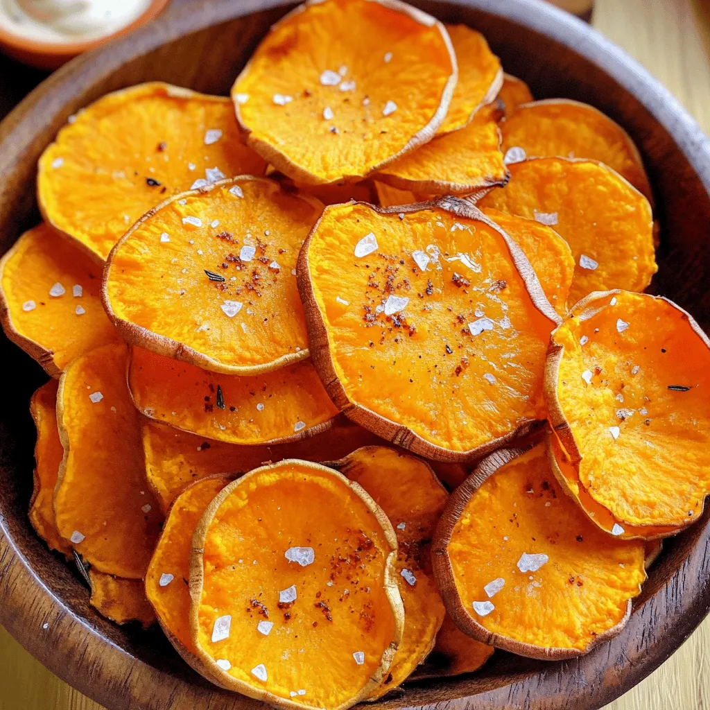 Crispy Baked Sweet Potato Chips Perfect for Snacking