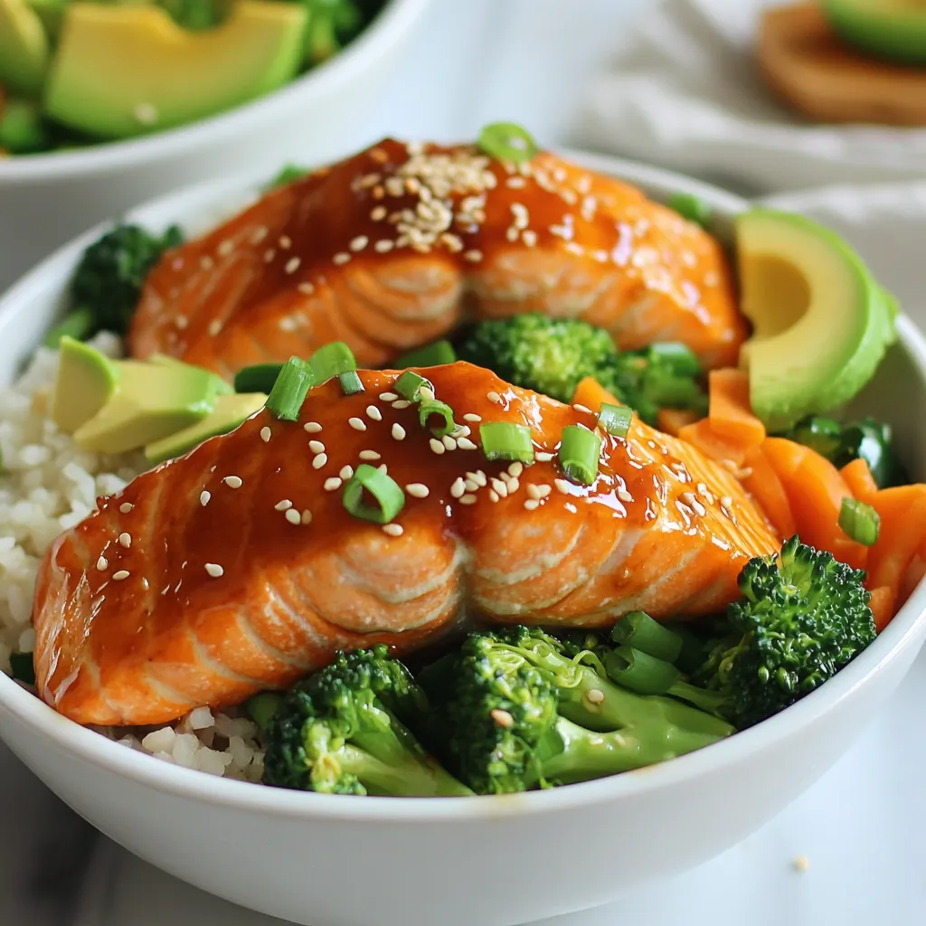 Savory Sesame Teriyaki Salmon Bowls Easy Recipe