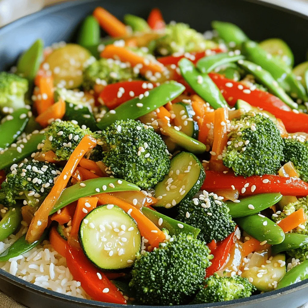 Easy Veggie Stir Fry Simple and Quick Weeknight Meal