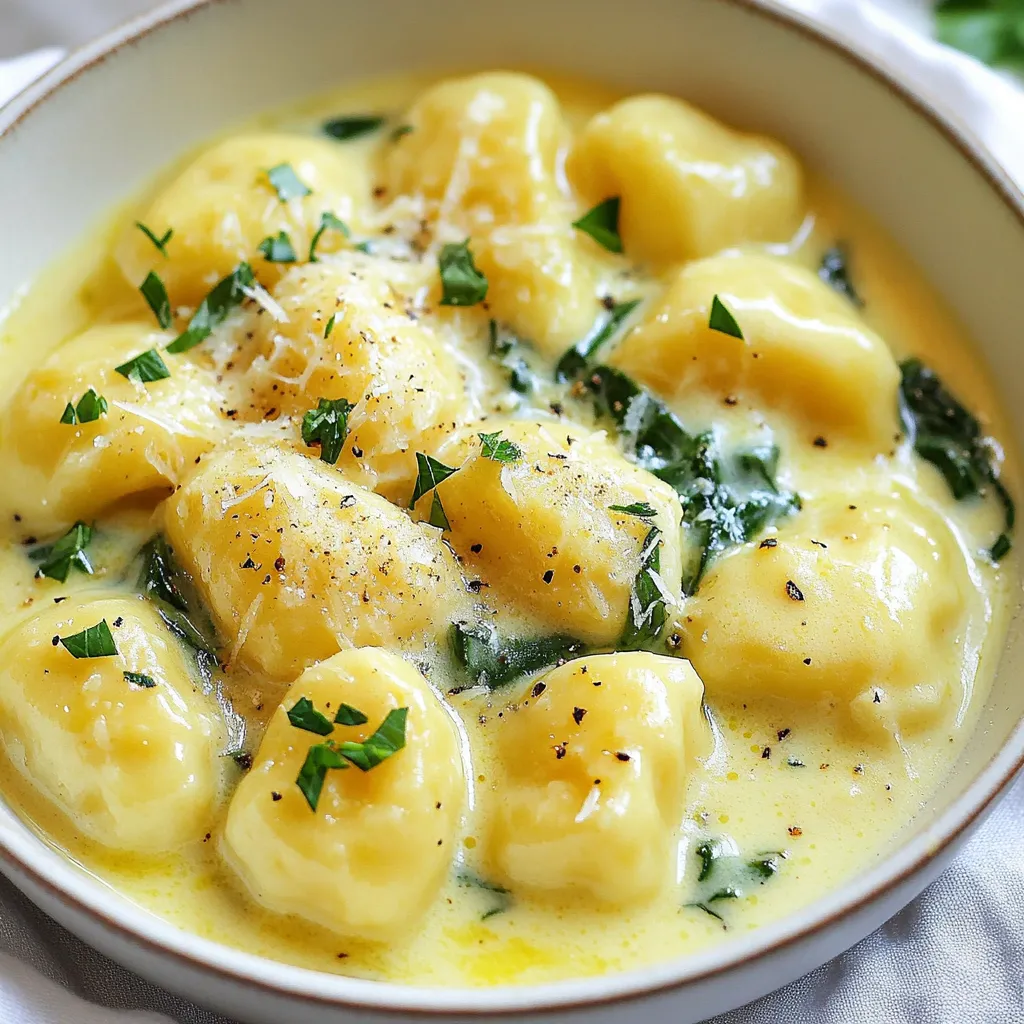 Creamy Garlic Parmesan Gnocchi Quick and Easy Dish