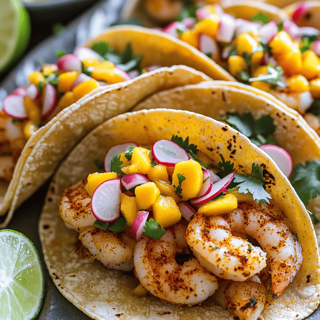 Spicy Shrimp Tacos with Mango Salsa Delight