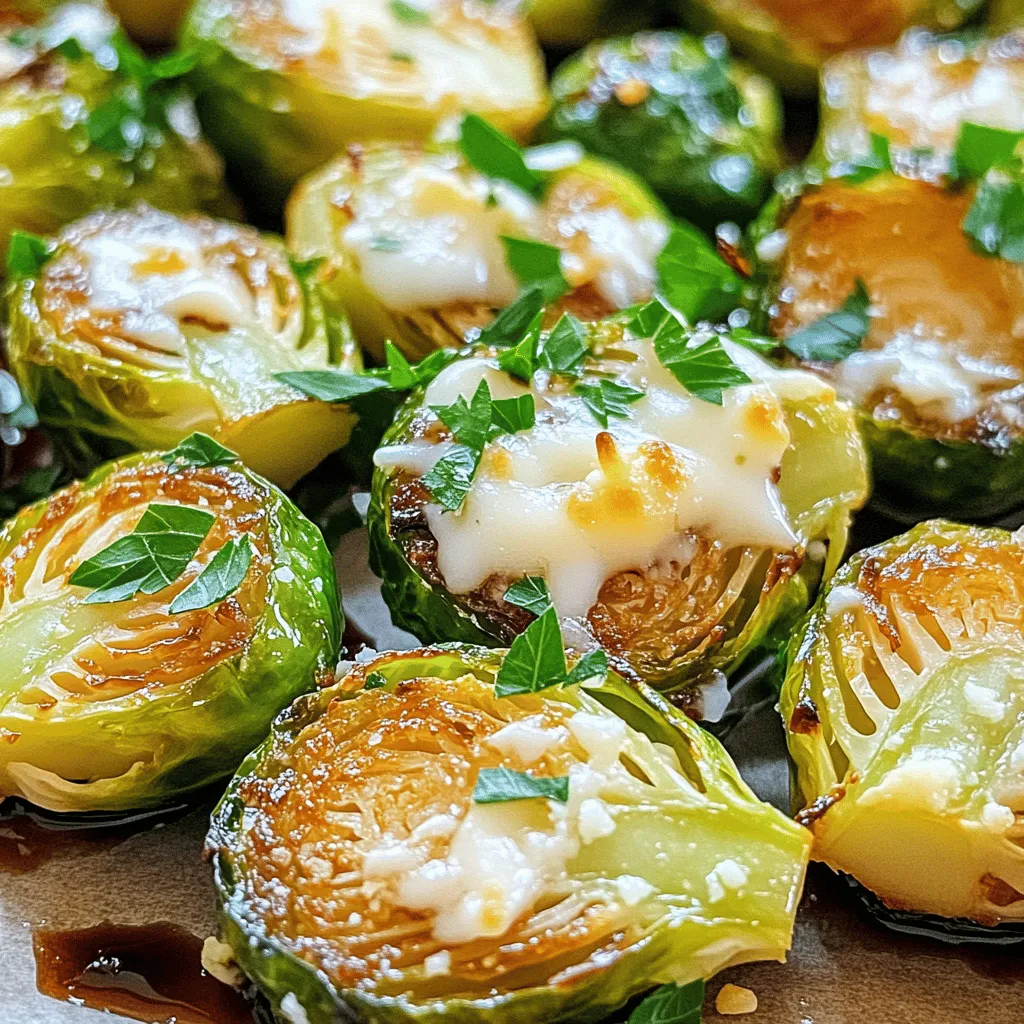 Roasted Garlic Parmesan Brussels Sprouts Recipe Delish