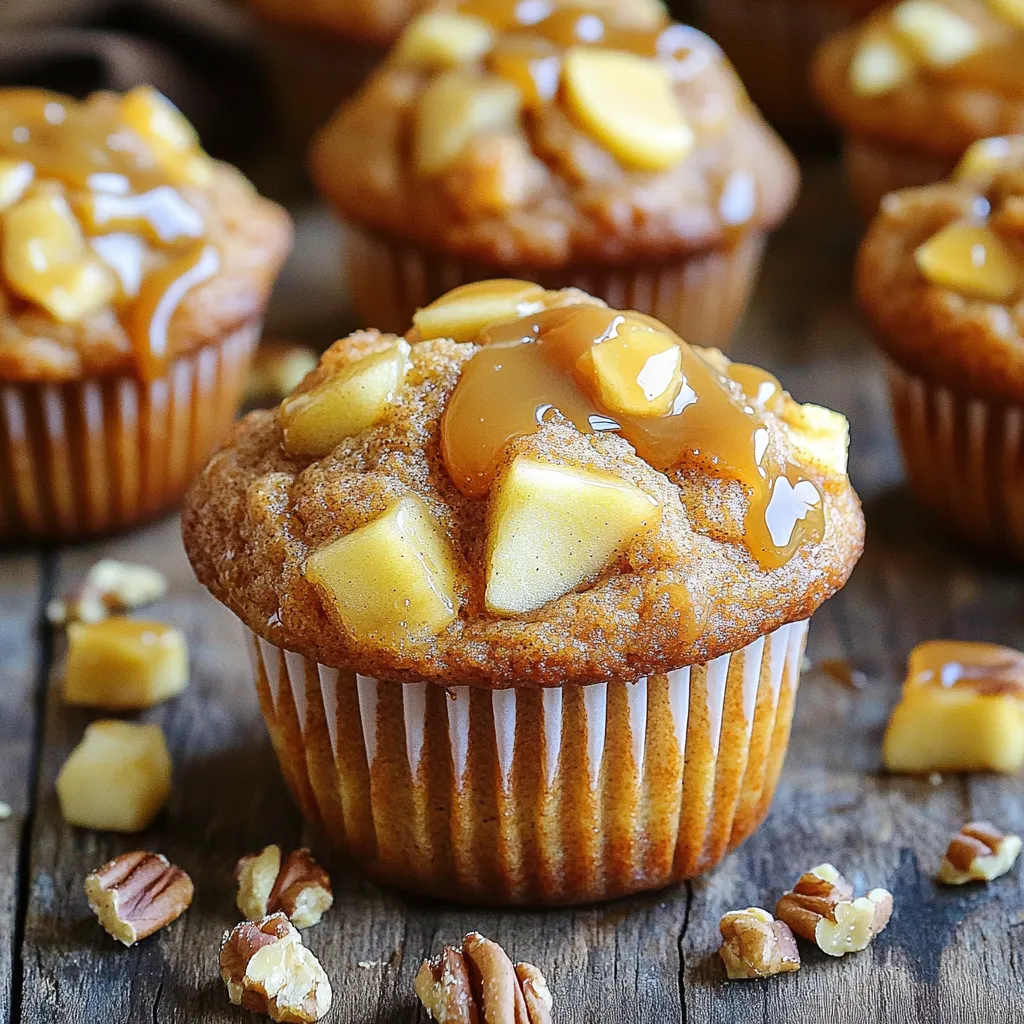 Caramel Apple Muffins Tasty and Delightful Treat