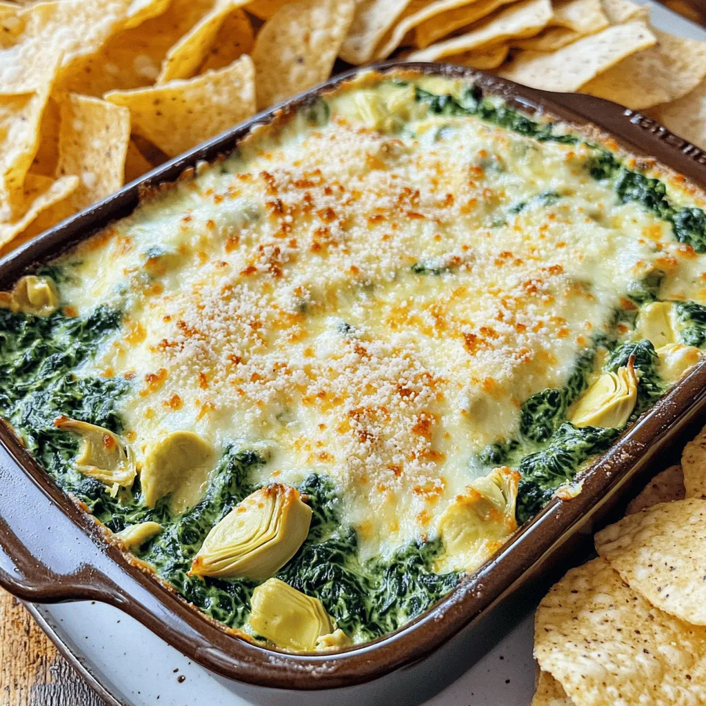 Creamy Spinach and Artichoke Dip Irresistible Delight