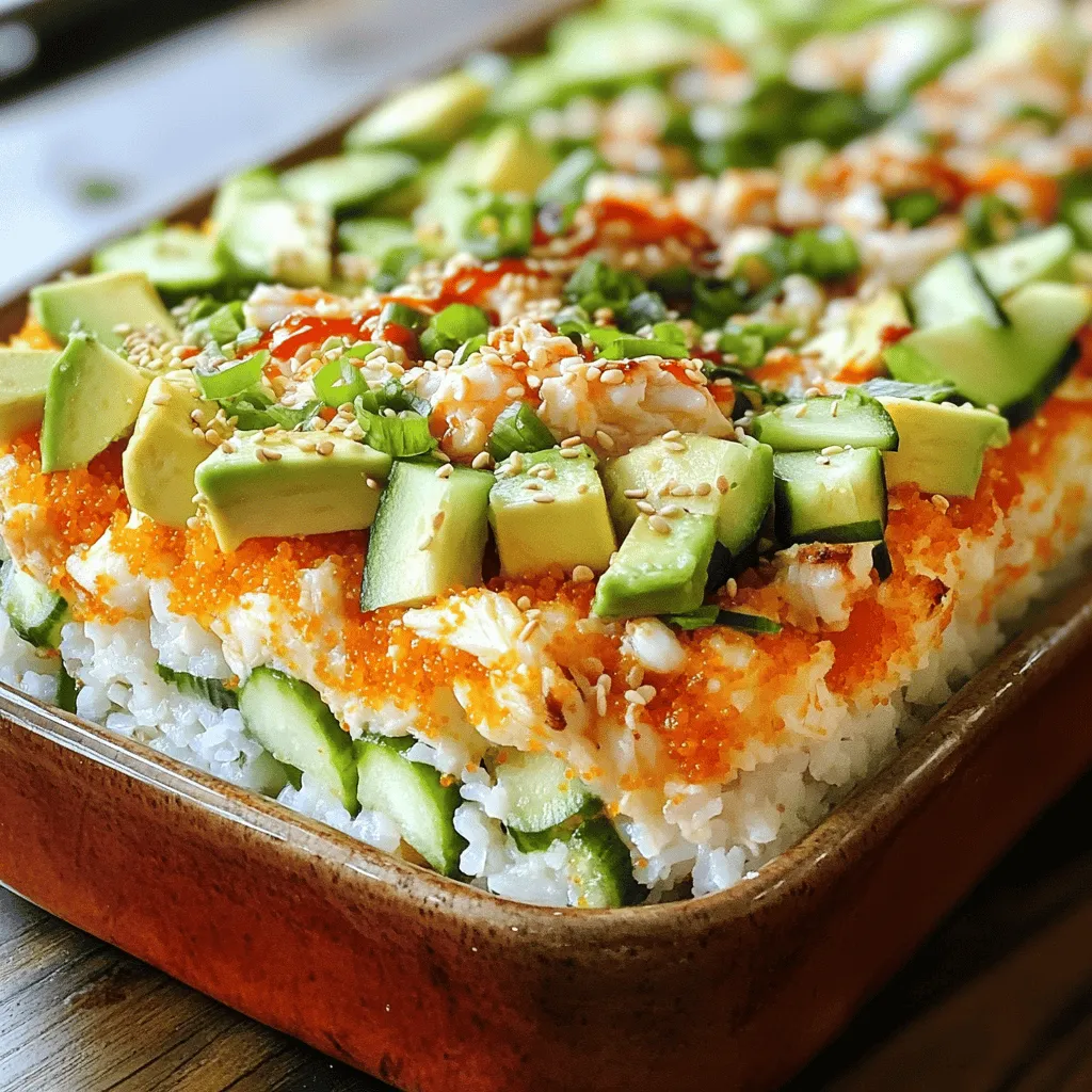 Viral TikTok Sushi Bake Simple and Tasty Recipe