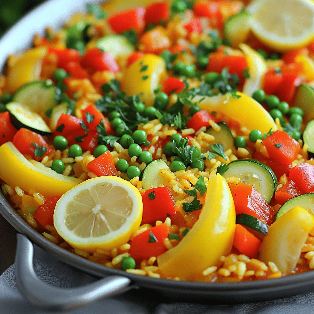 Vegetable Paella Flavorful and Easy Recipe Guide