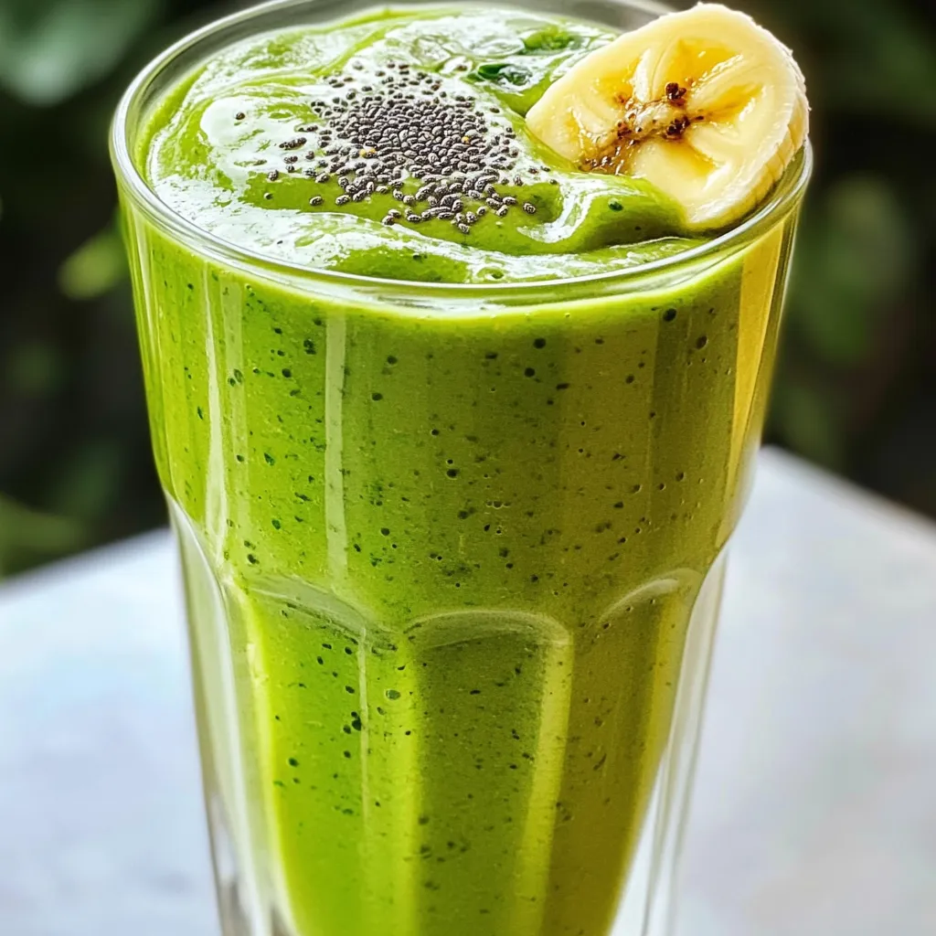 High-Protein Matcha Green Smoothie Simple and Tasty