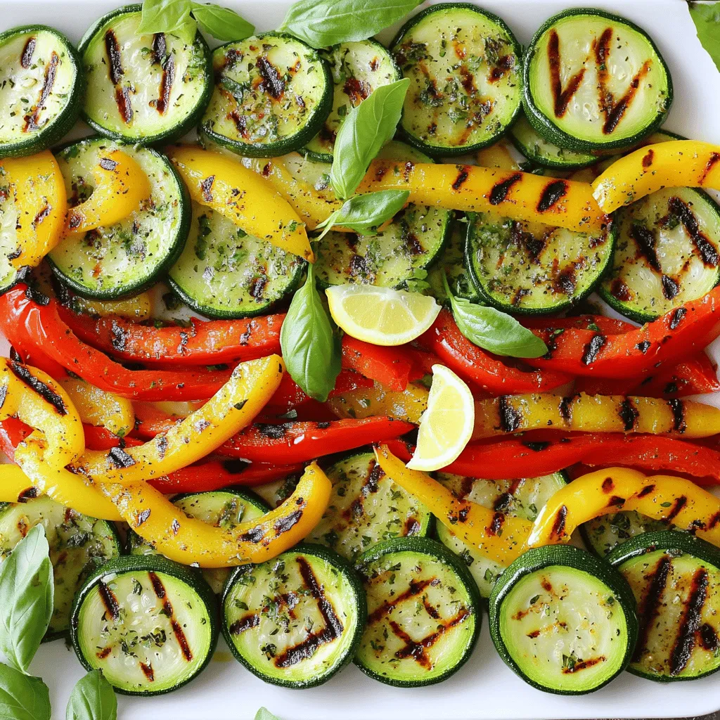 Grilled Zucchini and Peppers Tasty Healthy Choice