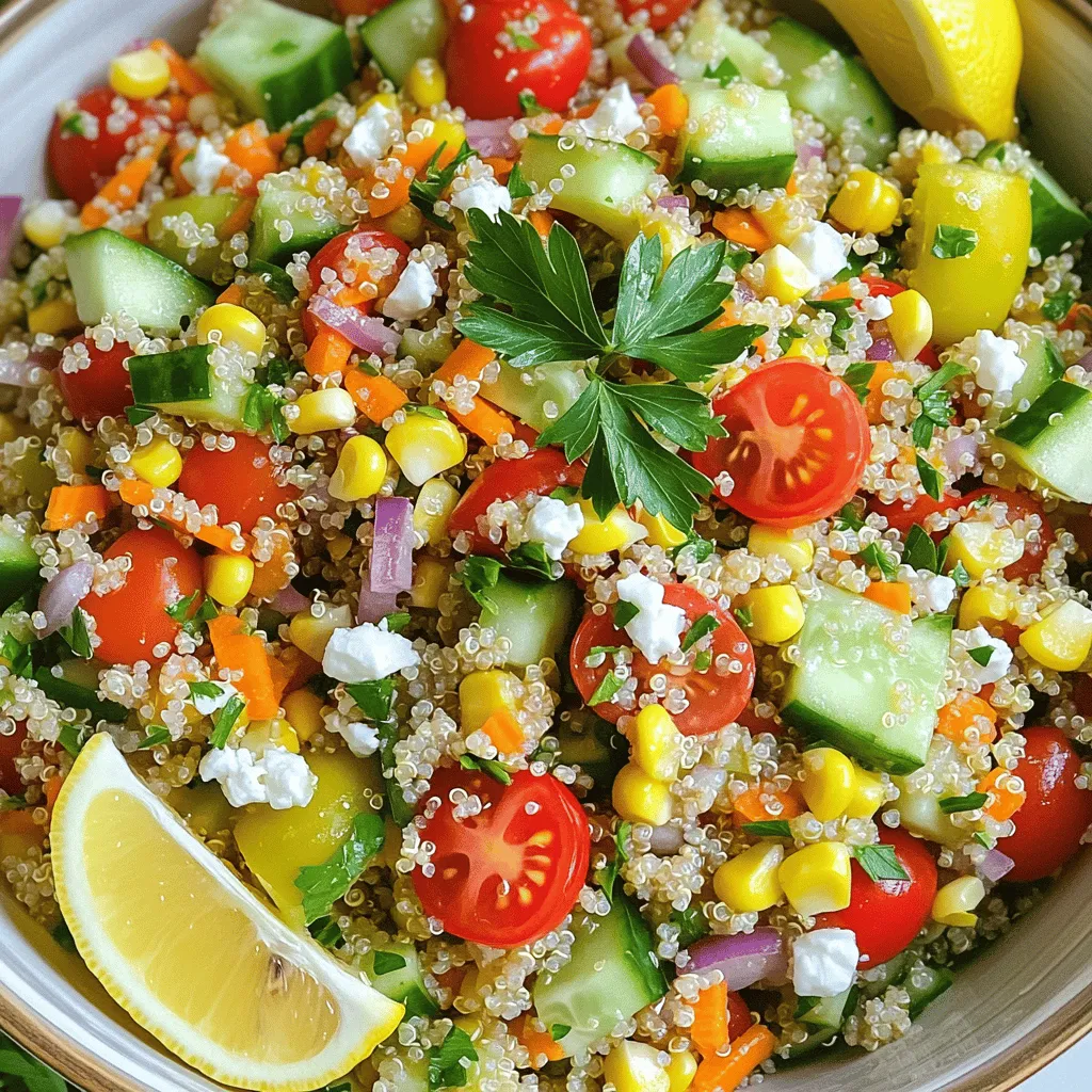 Vegetable Quinoa Salad Fresh and Flavorful Delight