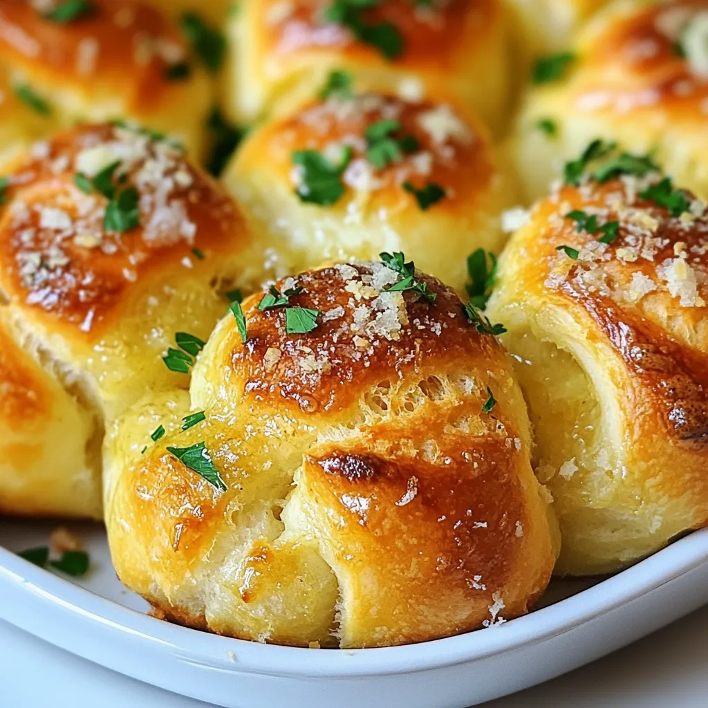 Garlic Parmesan Pull Apart Rolls Simple and Tasty Bite