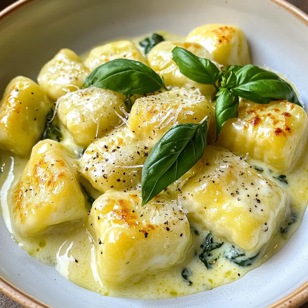 Creamy Spinach Ricotta Gnocchi Delightful Dinner Idea