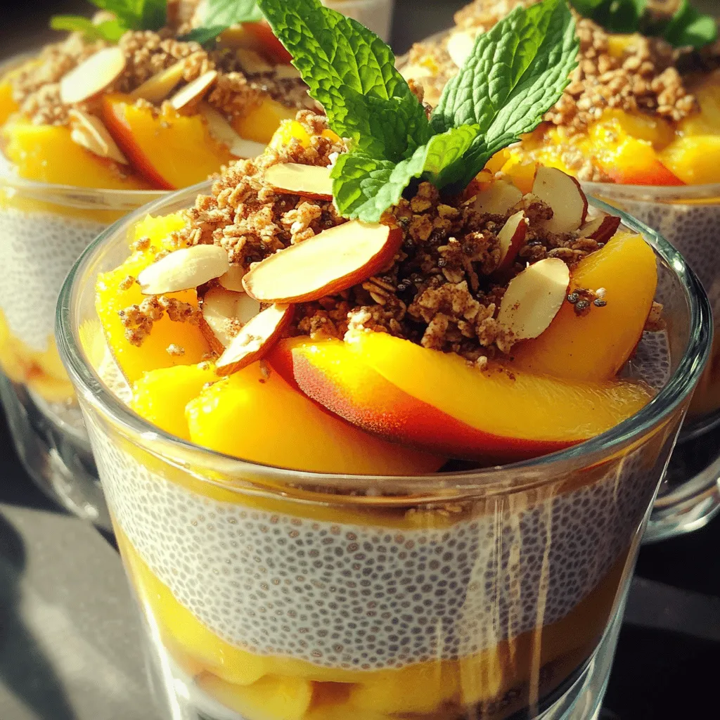 Peach and Chia Breakfast Bowl Simple Healthy Delight
