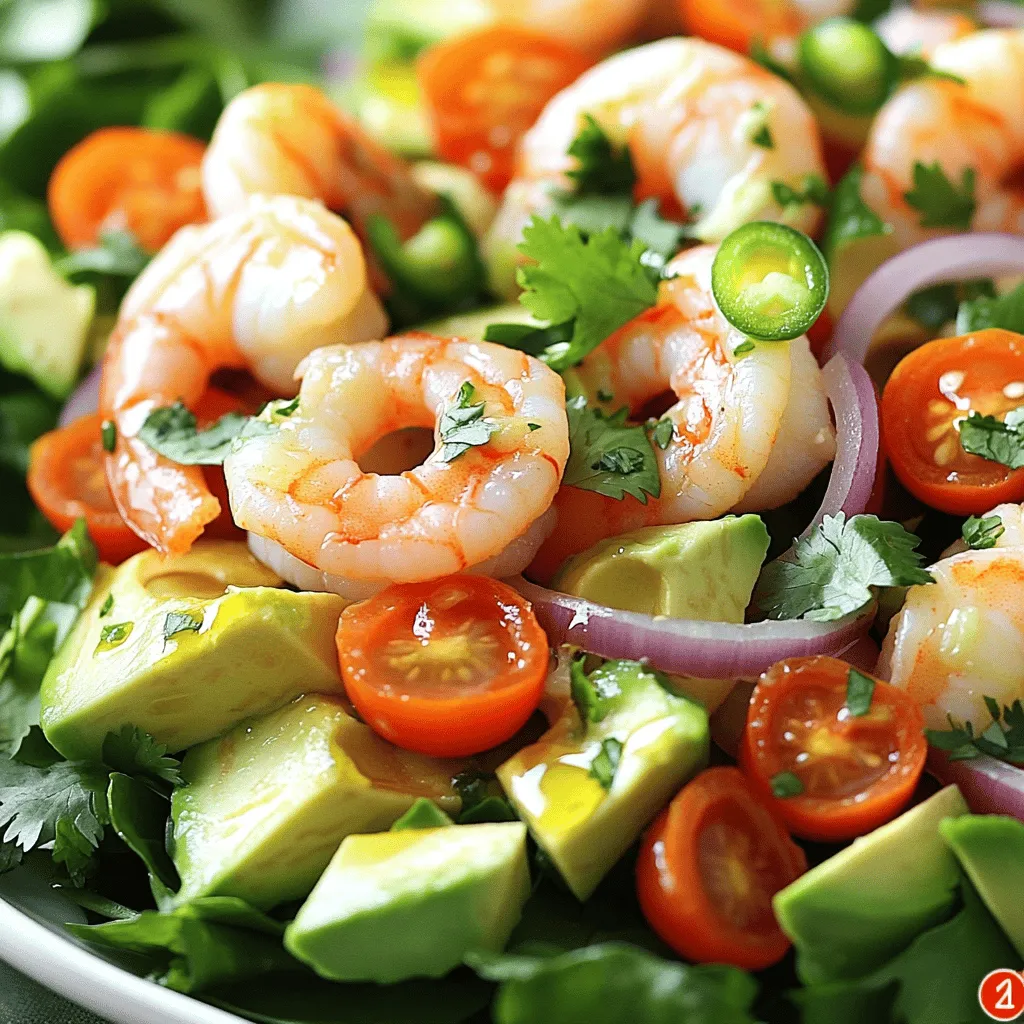 Mouthwatering Shrimp and Avocado Salad Delight