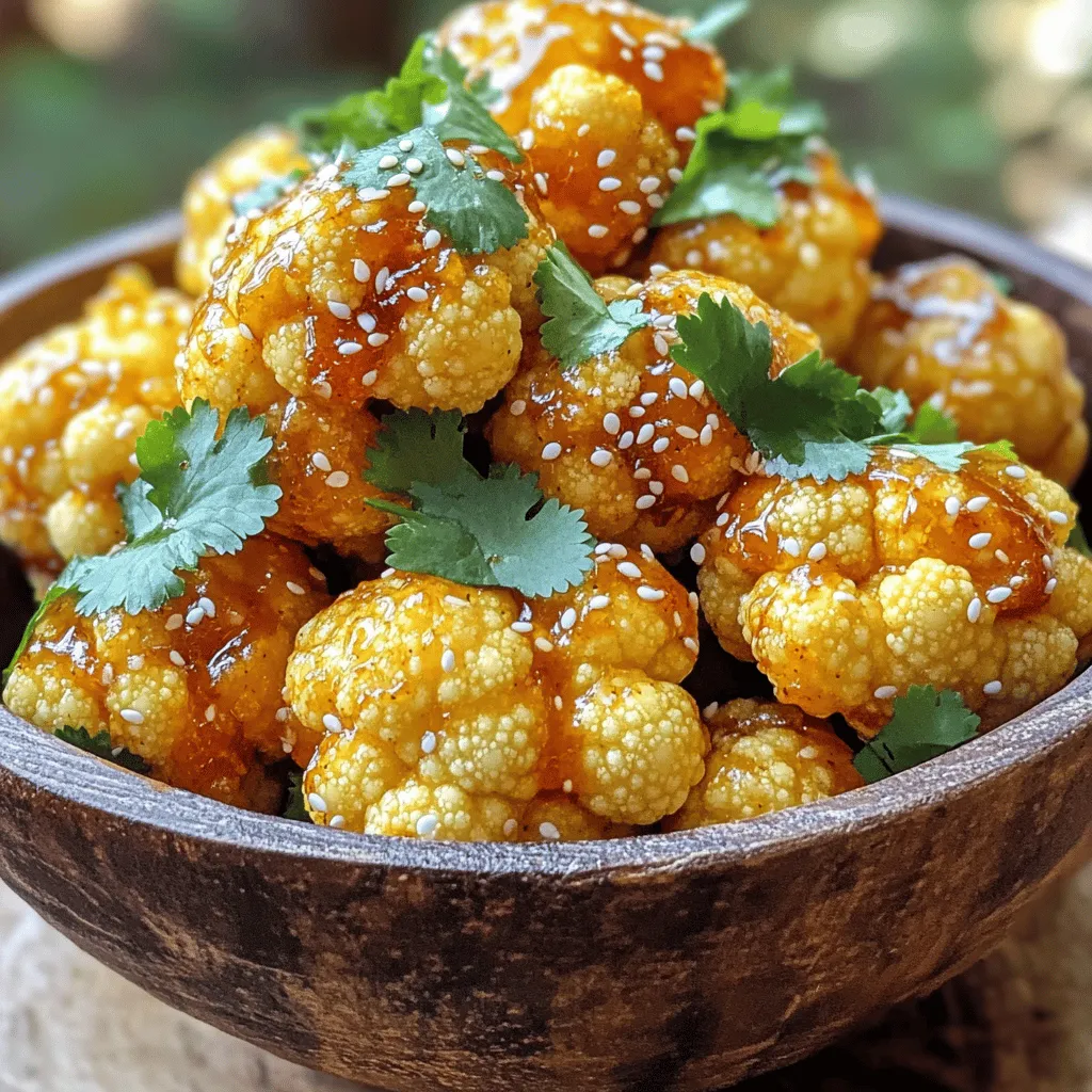 Sriracha Honey Cauliflower Bites Quick and Tasty Snack