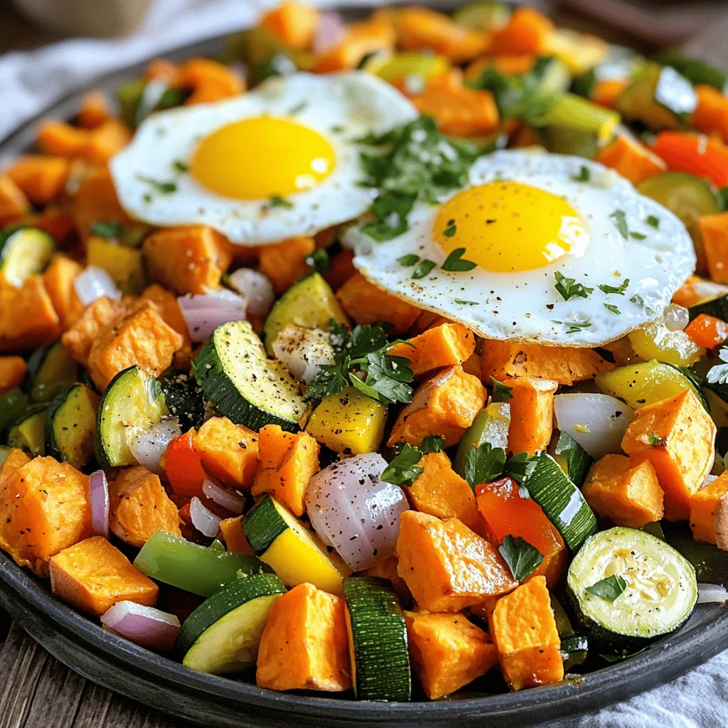 Zucchini Sweet Potato Hash Flavorful and Simple Dish
