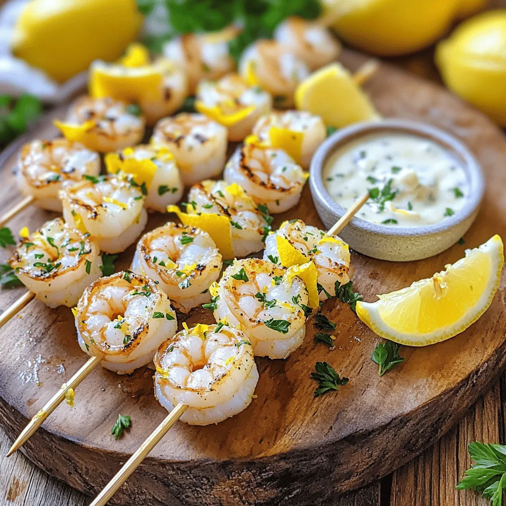 Lemon Herb Grilled Shrimp Fresh and Flavorful Delight