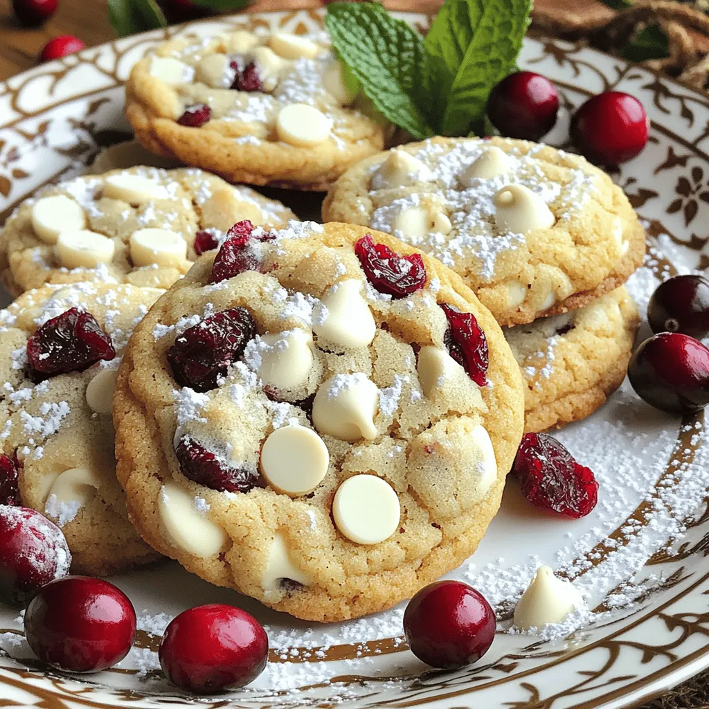 White Chocolate Cranberry Cookies Easy and Tasty Treat
