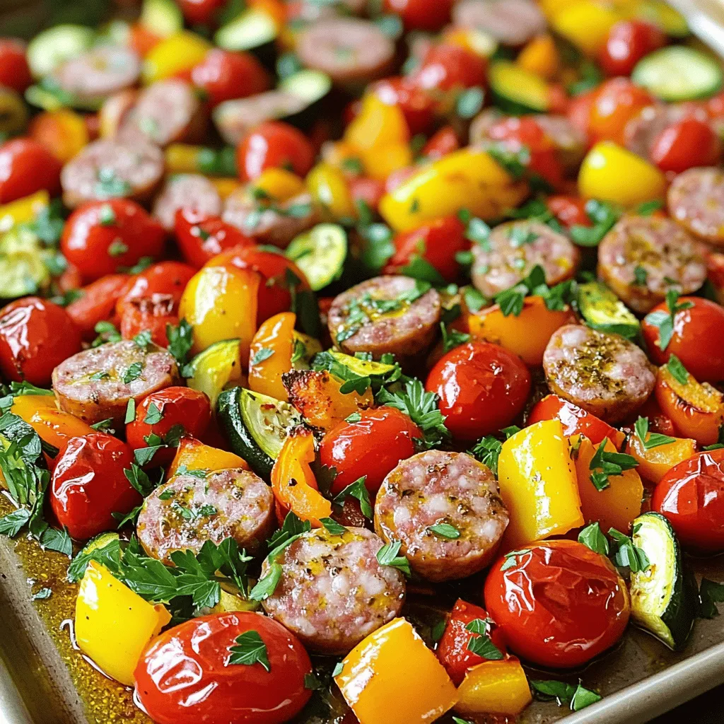 Satisfying Sheet Pan Sausage and Veggies Recipe
