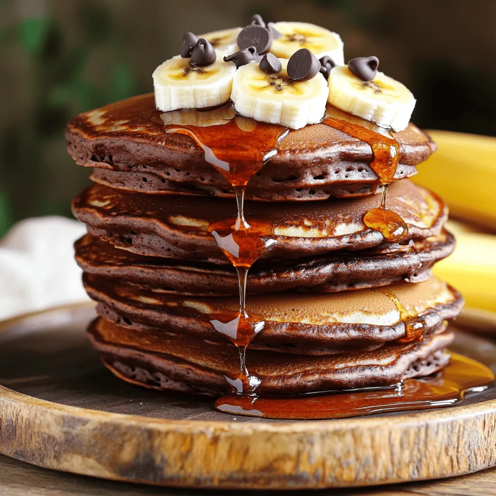 Chocolate Banana Protein Pancakes Nutritious Delight
