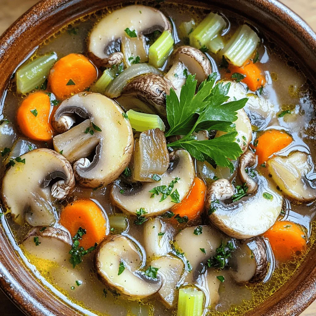 Savory Slow Cooker Garlic Herb Mushroom Stew Recipe