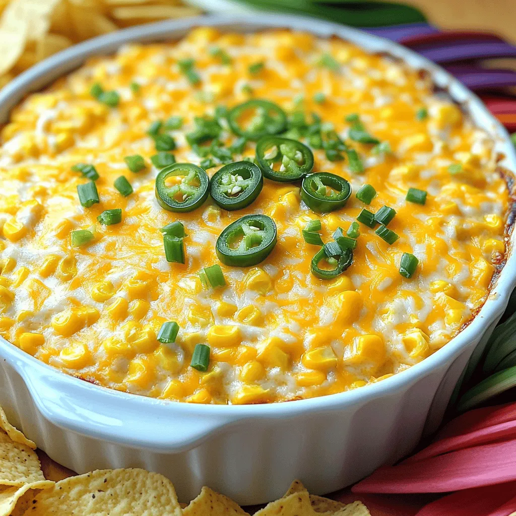 Cheesy Jalapeno Corn Dip Simple and Tasty Recipe