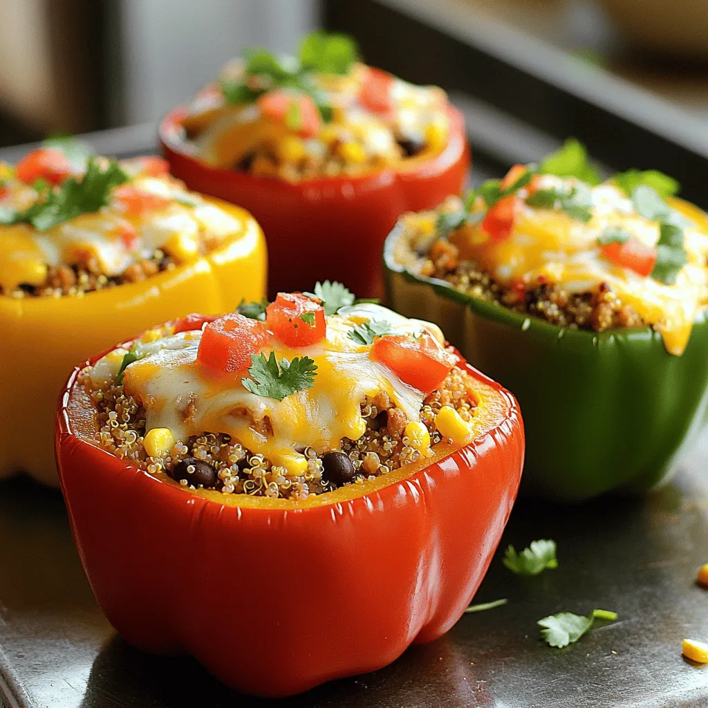 Chicken Stuffed Bell Peppers Flavorful Easy Recipe