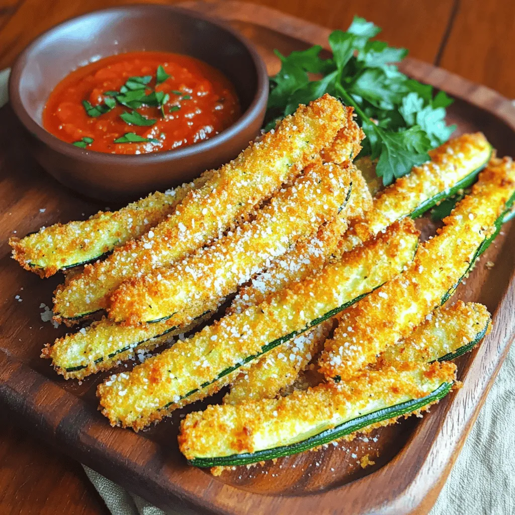Crispy Baked Zucchini Fries Crunchy and Delicious Snack