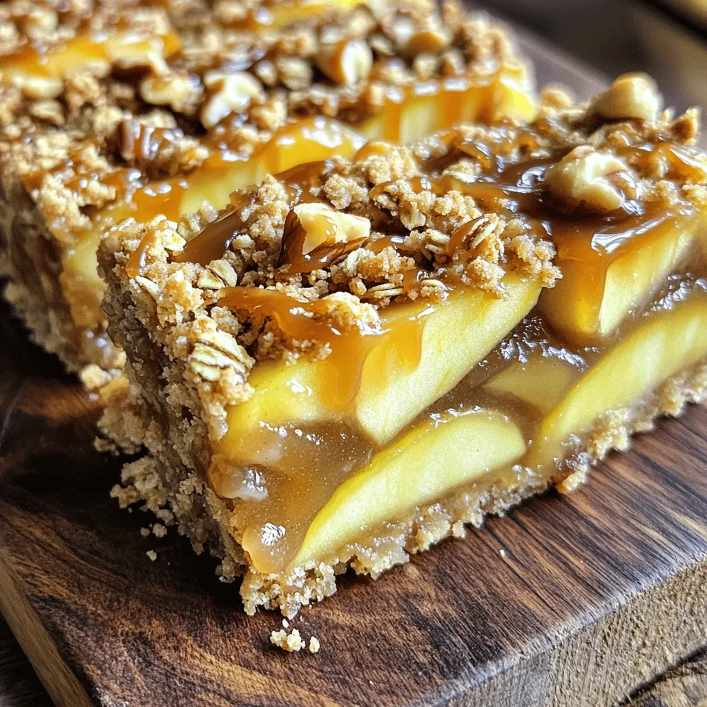 Caramel Apple Crisp Bars Irresistible and Tasty Treat
